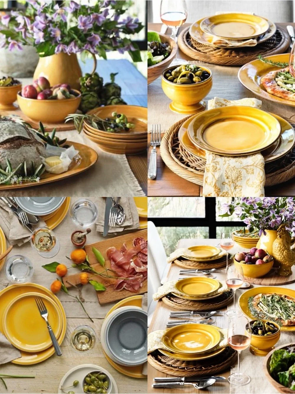 Sur La Table Yellow Oval “Italian Olive